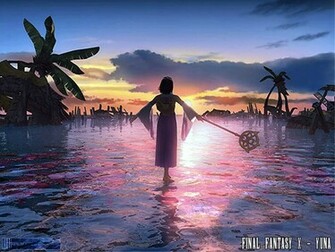 Wallpaper Yuna Final Fantasy Fond D Cran