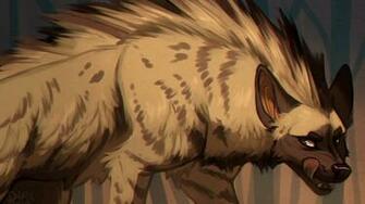 Artwork Hyena Wallpaper