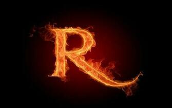 Fire Letter R Hi Wallpaper HD Share