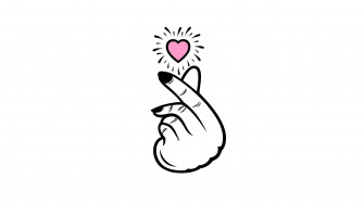 Finger Heart Wallpaper And