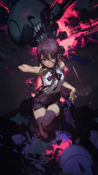 Reze Chainsaw Man Anime Art 4k Wallpaper iPhone HD Phone 891j