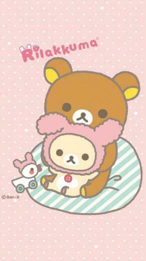 Rilakkuma iPhone Android Wallpaper Background