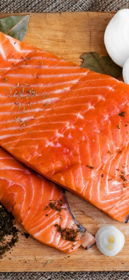 Salmon Fish iPhone Wallpaper
