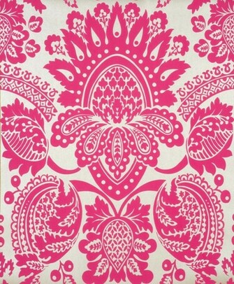 Pink Damask Wallpaper Widescreen HD