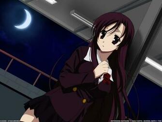 Katsura Kotonoha Moon Night School Days Konachan