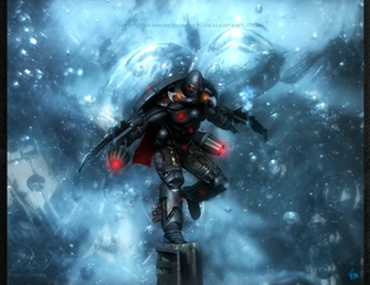 Warhammer 40k Art About Eldar Vampiredghost Warp Spider