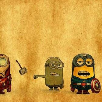 Minions Avengers Drawing HD Wallpaper Image And Save As
