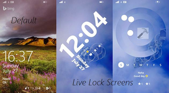 Lock Screen In Windows Phone Using Official Live App
