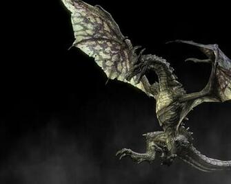 Skyrim Dragon Background Wallpaper HD Background
