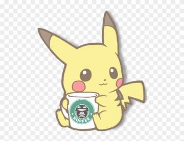 Cute Pikachu Starbucks Coffee Pokemon