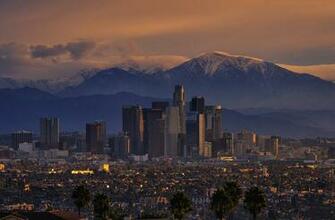 California City Los Angeles Mountains Wallpaper