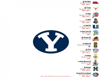 Byu Football Schedule Wallpaper Byufam1 Cougarboard