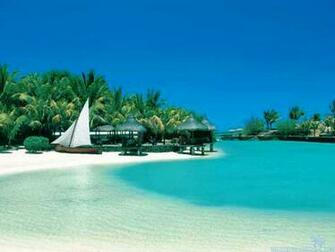 Tropical Beach Scene Wallpaper Best HD