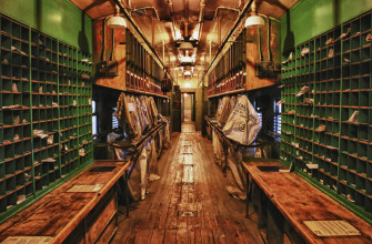 Vintage Post Office I87nt238td67mzbn Wallpaper