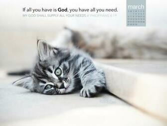 March Have God Desktop Calendar Wallpaper