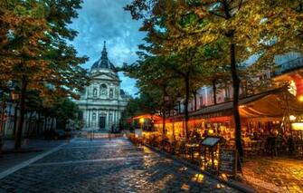 Wallpaper France Europe Street Cafe Sorbonne Image For Desktop