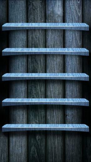 X Shelf Wallpaper Top
