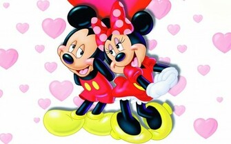 Minnie Mouse And Mickey Wallpaper