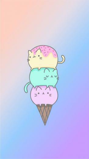 Kawaii Ice Cream Wallpaper Top