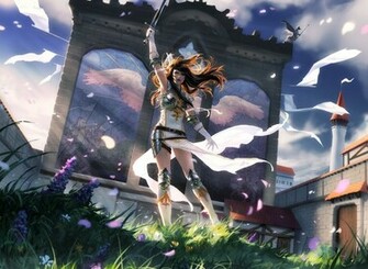 Magic The Gathering Angelic Destiny Digital Paintings Fantasy