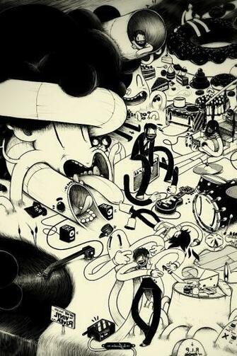 Black And White iPhone HD Wallpaper