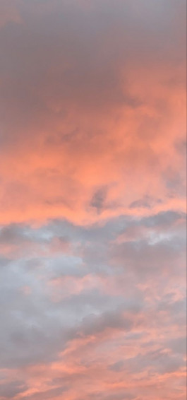 iPhone Wallpaper Sunset Peach Sky