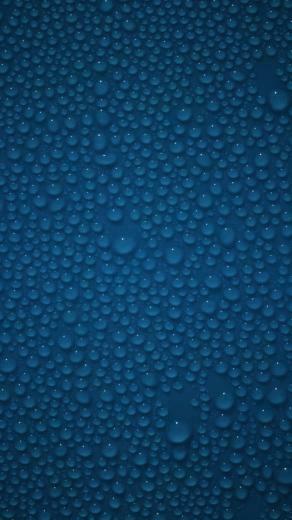 iPhone Wallpaper HD Blue Bubble