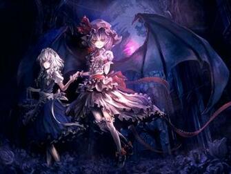 Anime Touhou Remilia Scarlet Sakuya Izayoi Vampire Maid