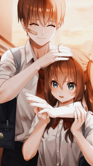 Anime Couple Summer Wallpaper