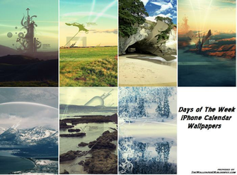 Days Of The Week iPhone HD Wallpaper Database