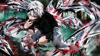Tokyo Ghoul Man Art Chain Blood Wallpaper Background