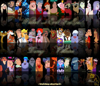 Disney Villains Collage By Hiroe90