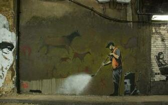 Street Art Banksy Desktop Wallpaper