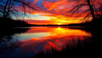 Autumn Sunsets Wallpaper Background