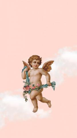 Angel Wallpaper And Cloud Image Cherub Baby Painting