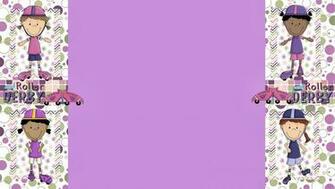 Roller Skating Background Background