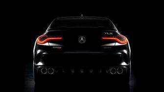 Acura Tlx Teaser Pres Type S Revival New Turbocharged V6