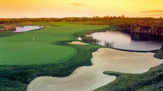 Golf Field Desktop Pc And Mac Wallpaper