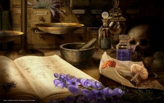 Wallpaper Fantasy Witchcraft Figure Desktop