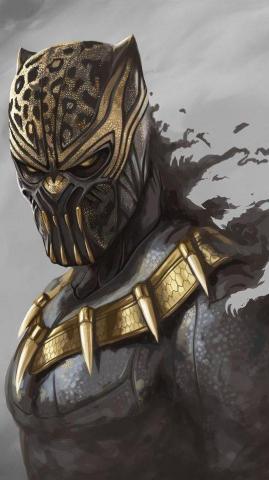 Black Panther Erik Killmonger iPhone Wallpaper