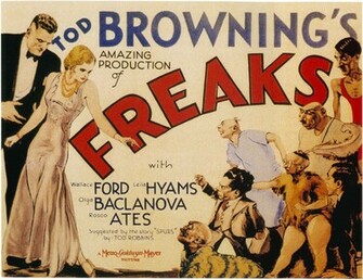 Freaks Vintage Horror Movie Posters Wallpaper Image