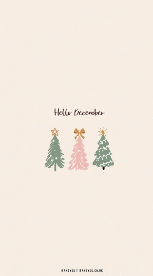 December Wallpaper Simple Hello I Take You