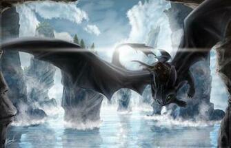 Nightfury Train Your Dragon Wallpaper Desktop Background