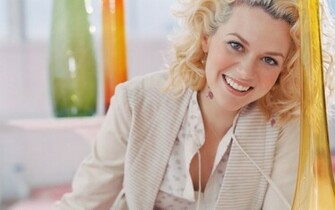 Hilarie Burton In A White Jacket Wallpaper