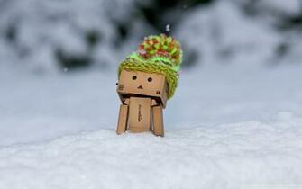 Danbo In Snow Wallpaper HD