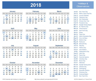 Calendar For