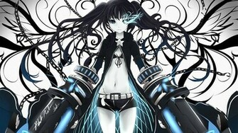 Black Rock Shooter Fonds D Cran Arri Res Plan Id