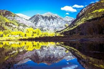 Telluride Usa Background Imagemountain Lake