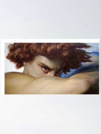 Fallen Angel Painting Poster By Ocd Dot