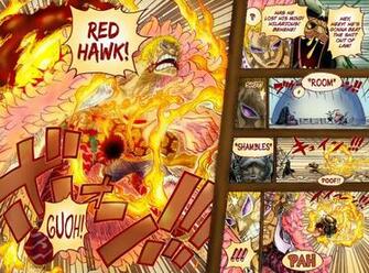 Red Hawk Luffy Vs Doflamingo By Charly Z